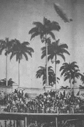 Famoso Zeppelin sobrevoa nosso estádio Famoso Zeppelin sobrevoa nosso estádio